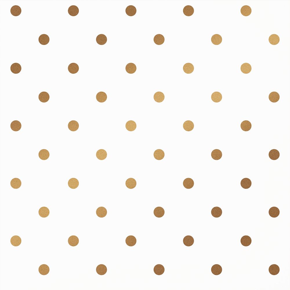 Golden shimmery polka dot pattern