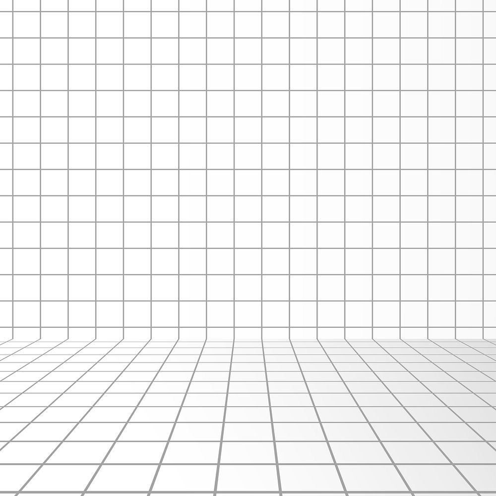 Black and white grid vector aesthetic background