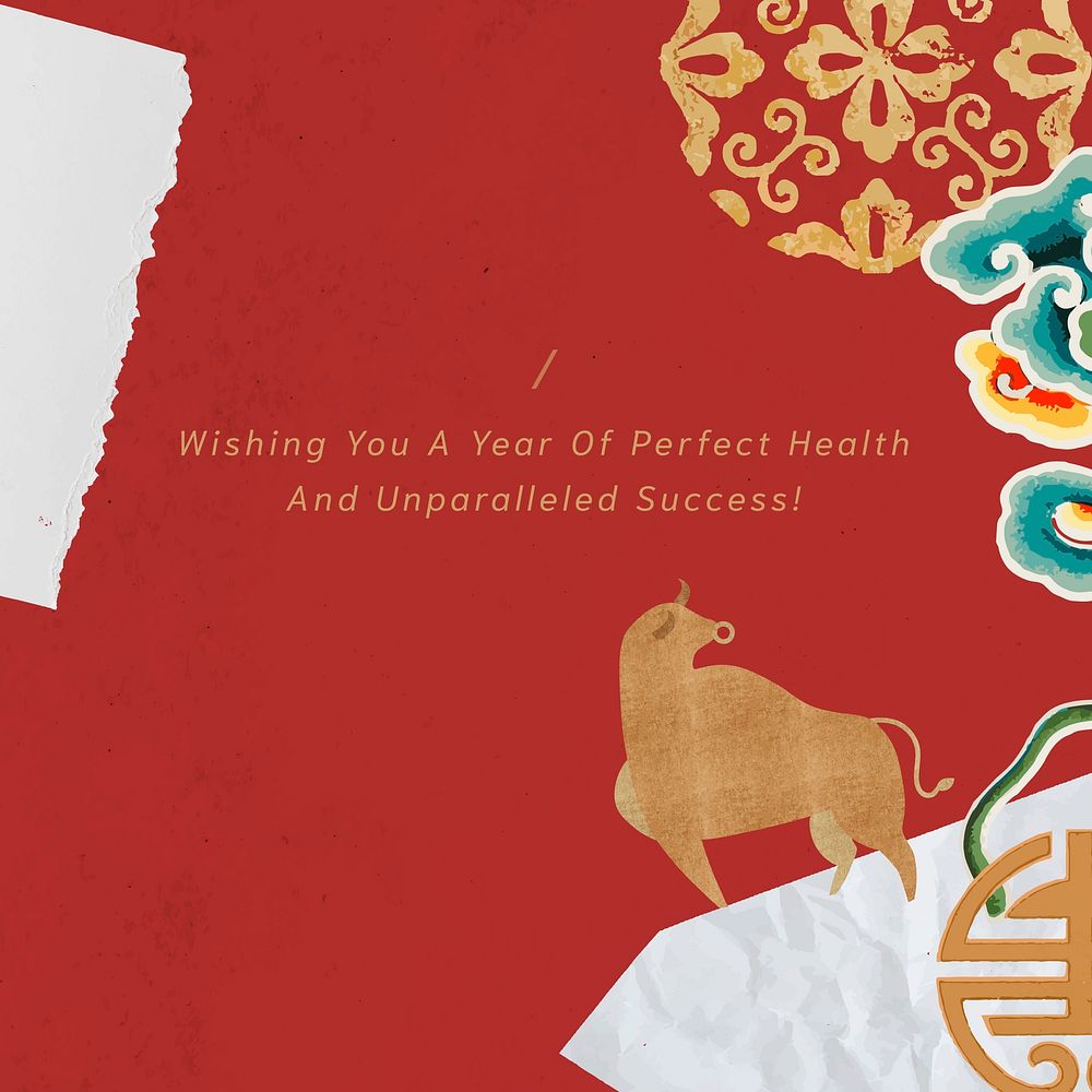 Chinese New Year  social media post