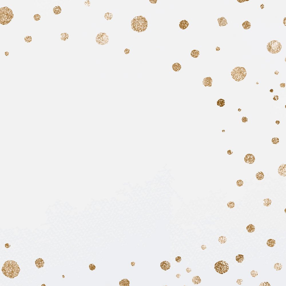 Glittery dots celebration background vector for social media post