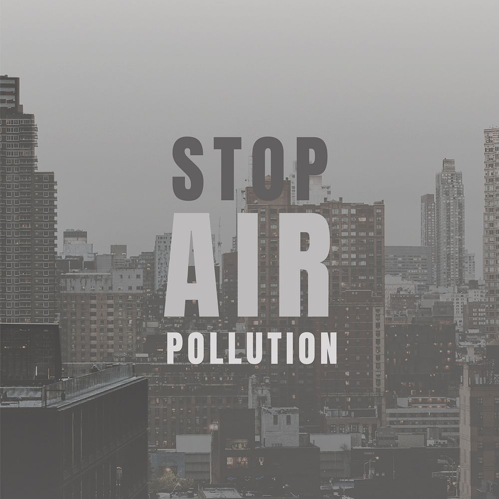 Air polluted globe global warming media mix 
