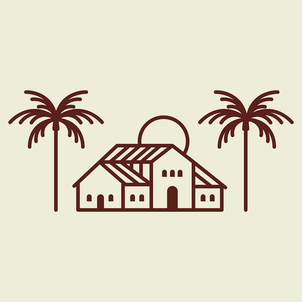 Villa logo business corporate identity illustration