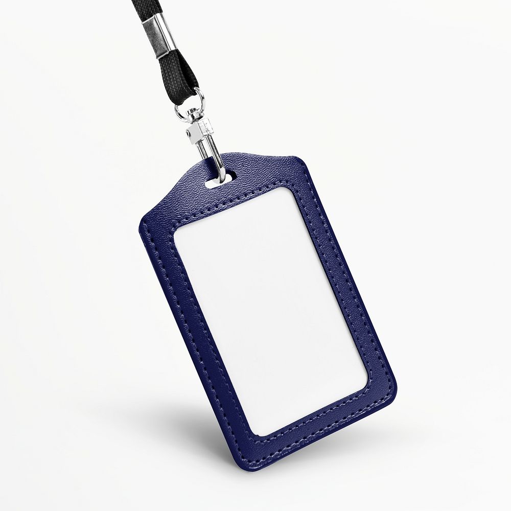ID card in a lanyard with design space