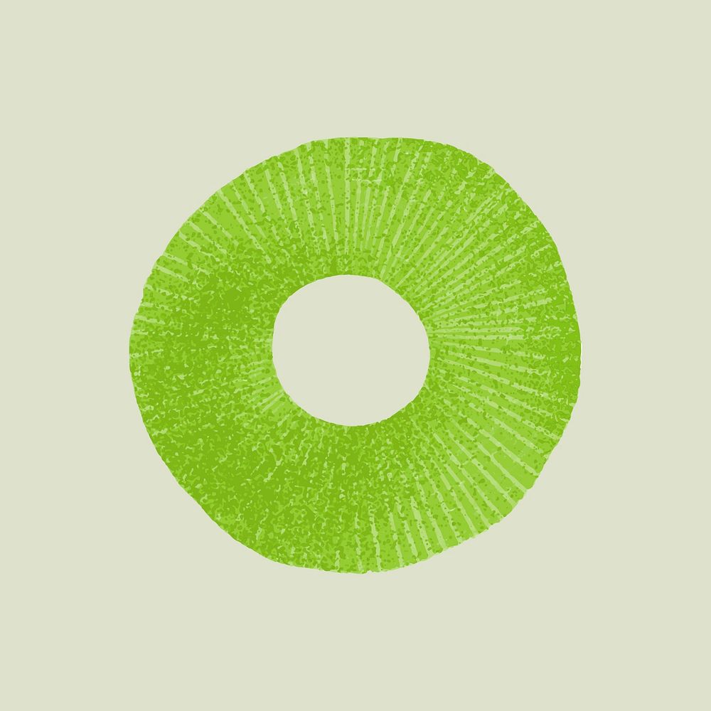 Green circle vector half tone design