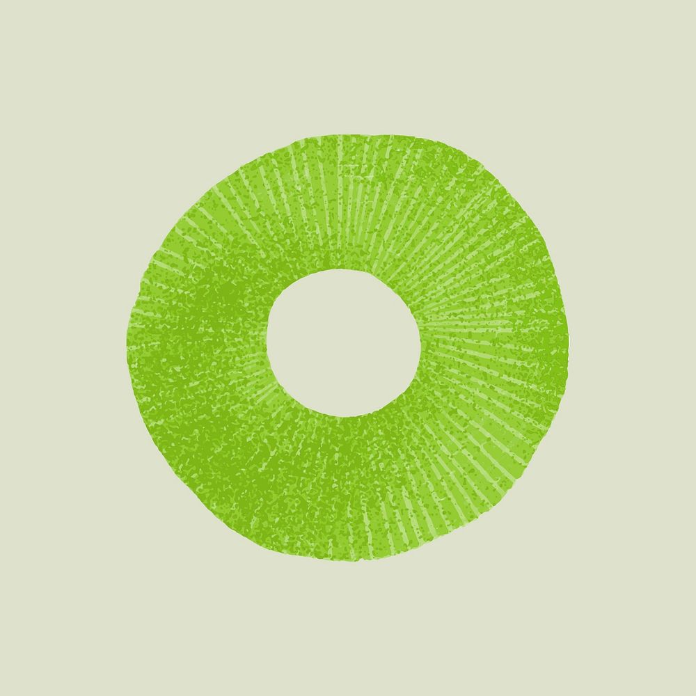 Half tone green circle design