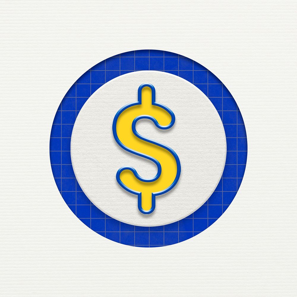 Dollar currency business graphic for marketing