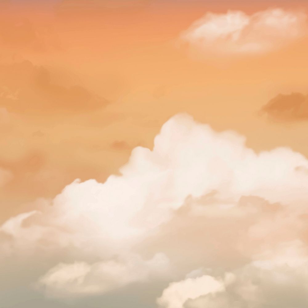 Abstract background vector featuring sky and clouds
