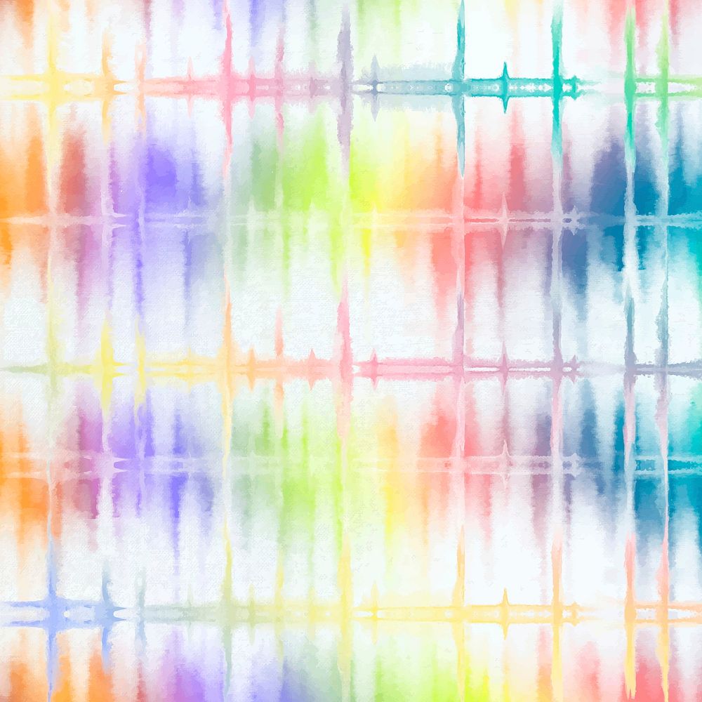 Rainbow tie dye pattern vector background
