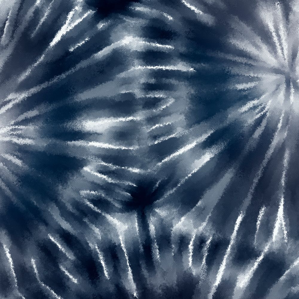 Shibori pattern background with indigo blue