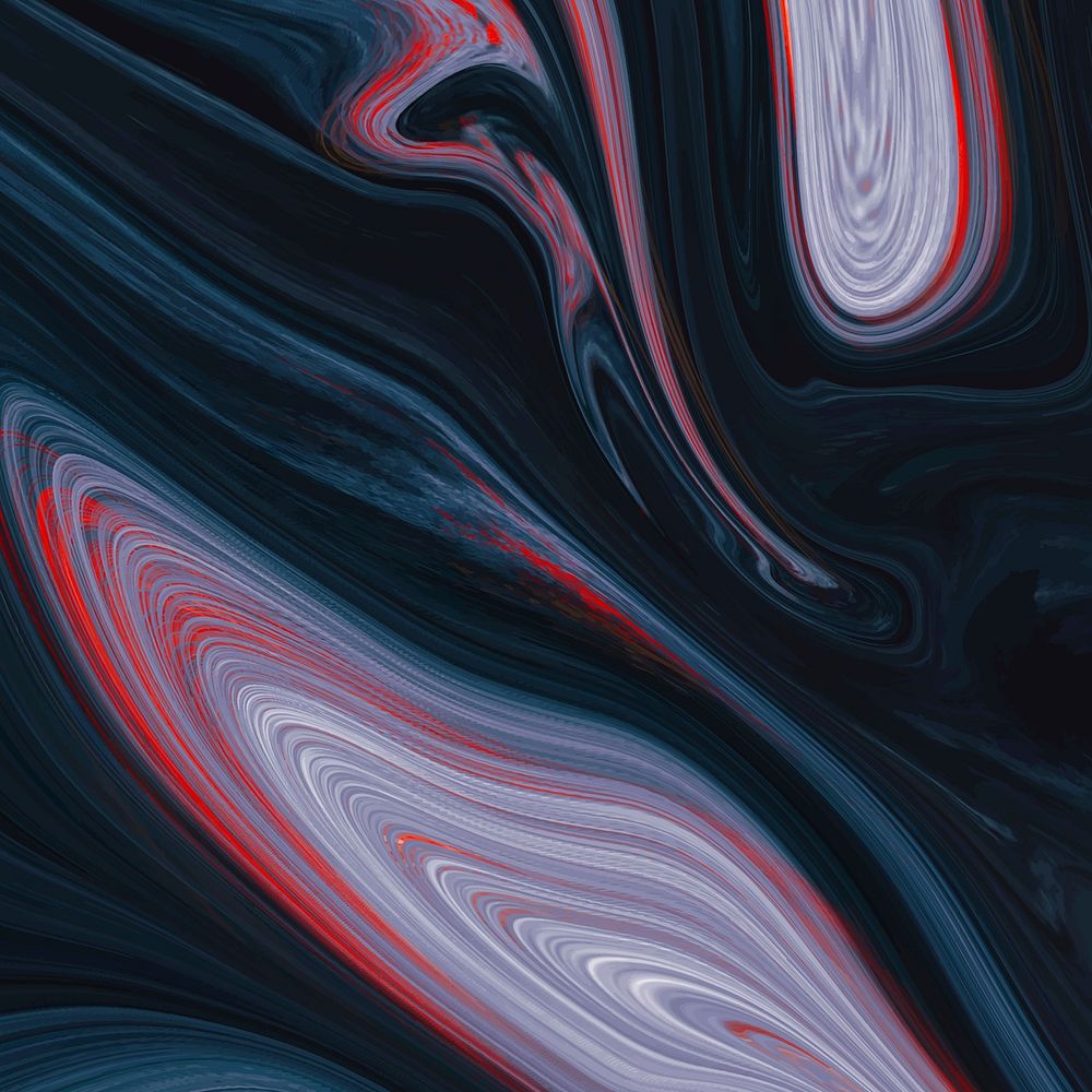 Dark liquid marble background vector