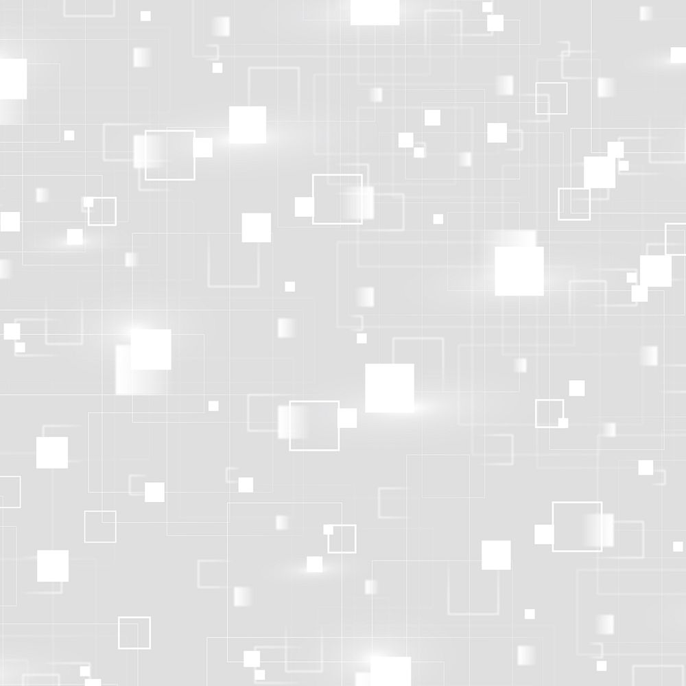 Gray geometric pattern background vector with digital technology