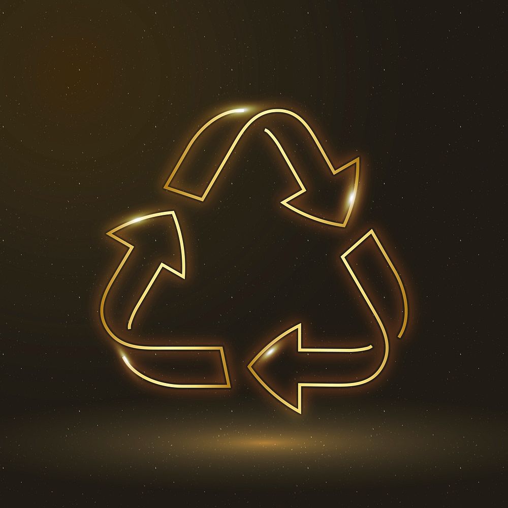 Recycling icon environmental conservation symbol