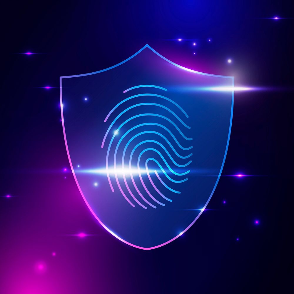 Fingerprint biometric scan cyber security technology
