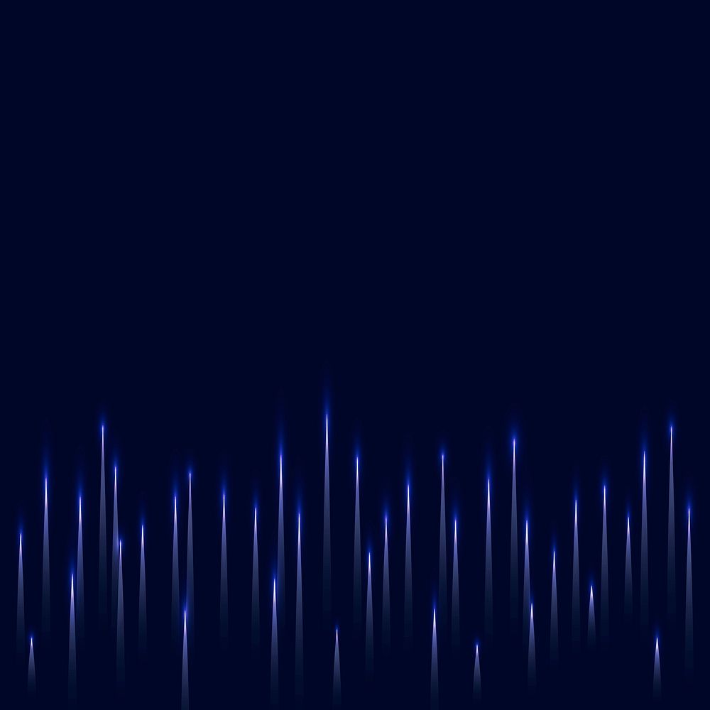 Music equalizer technology blue background vector with digital sound wave