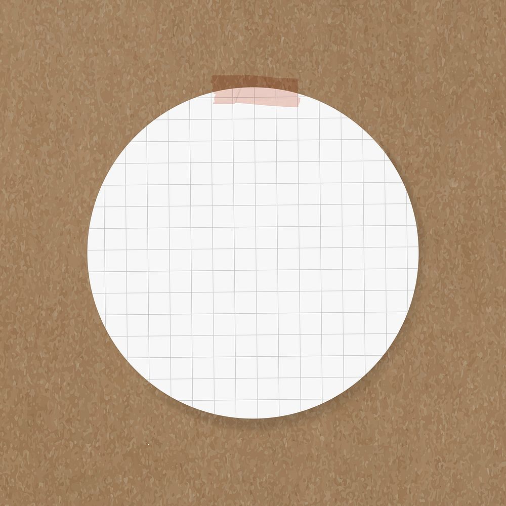 Goodnotes stickers, grid circle note element