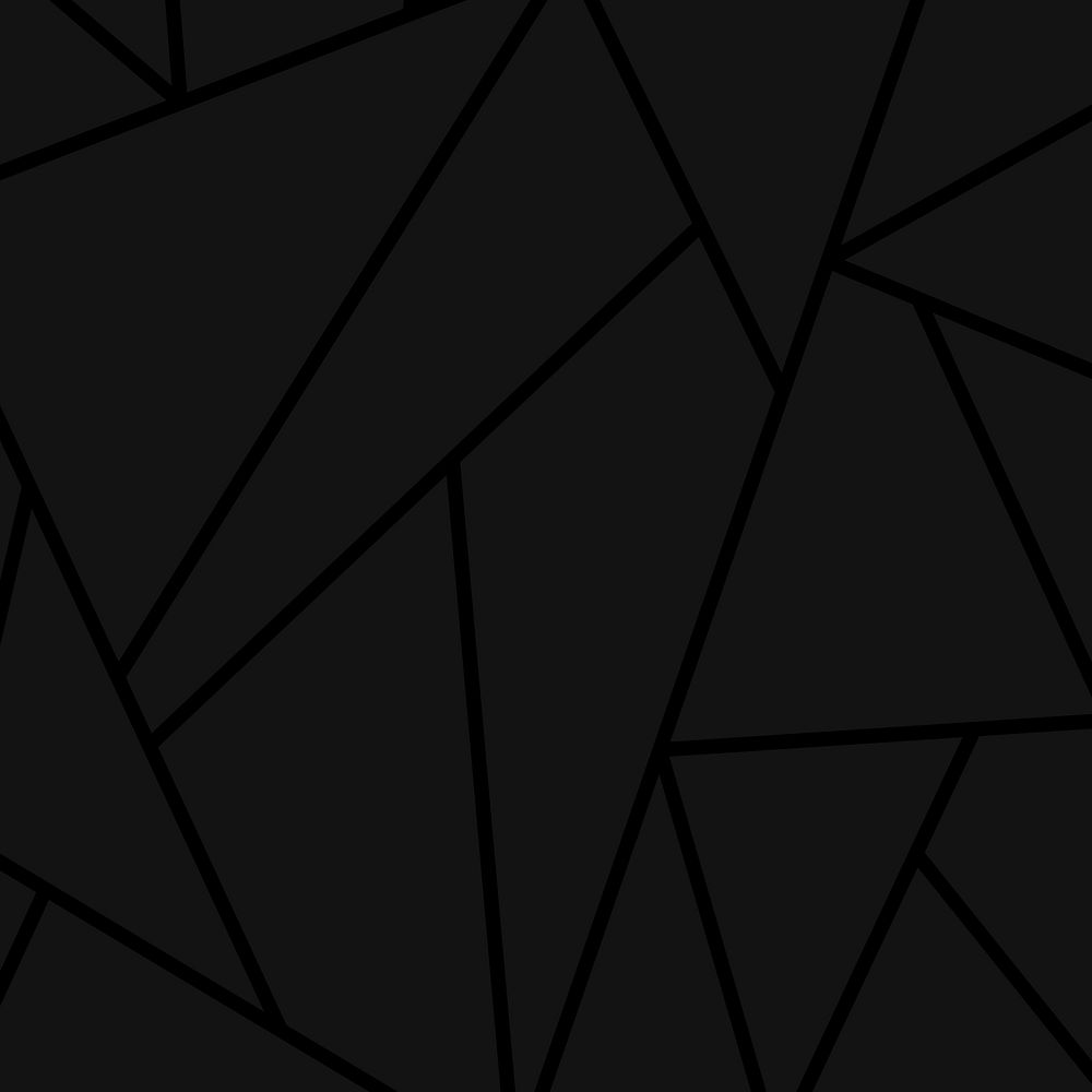 Geometric triangle pattern black background