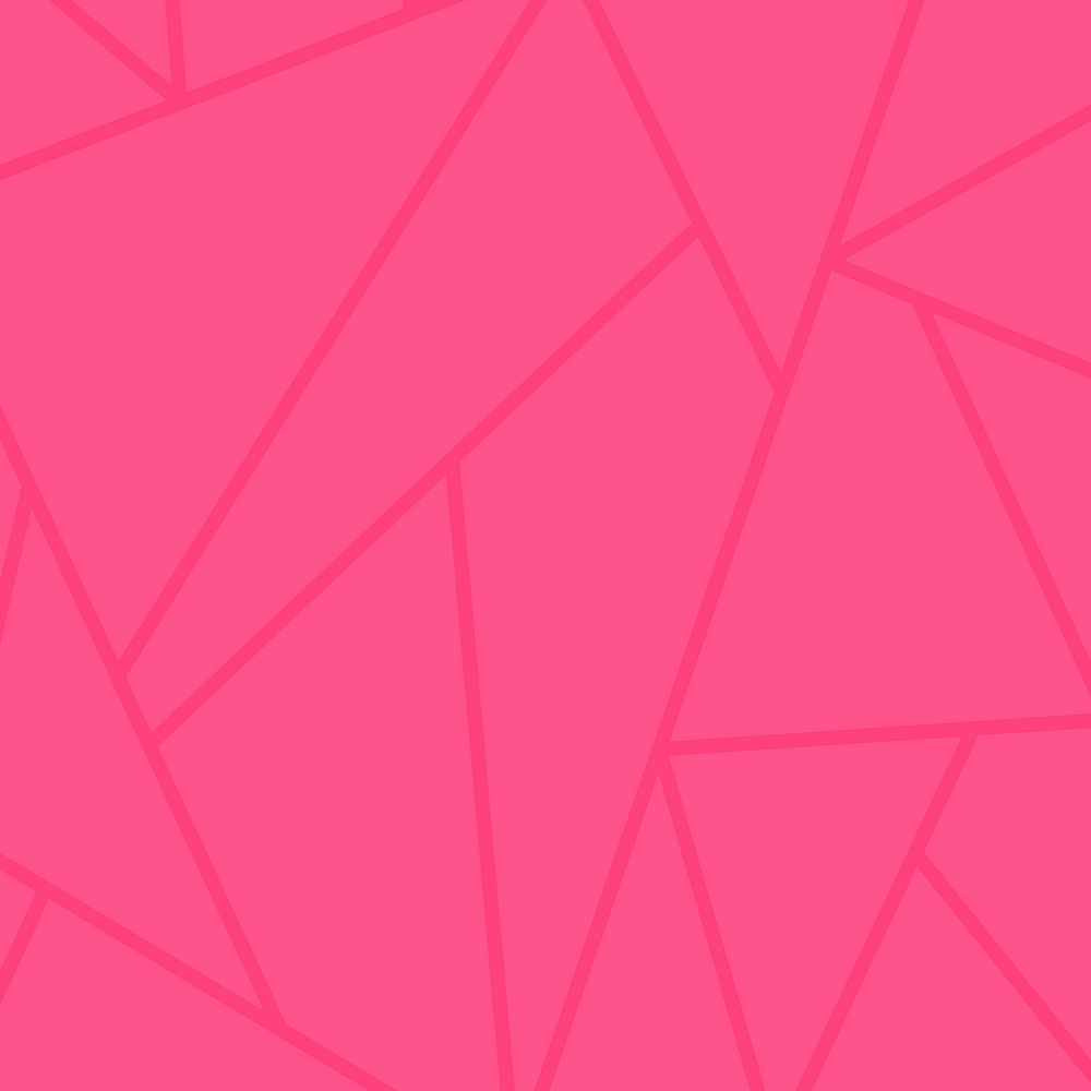 Triangle pattern pink background vector