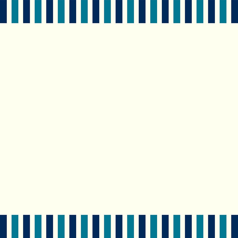 Blue and black striped border on vintage background