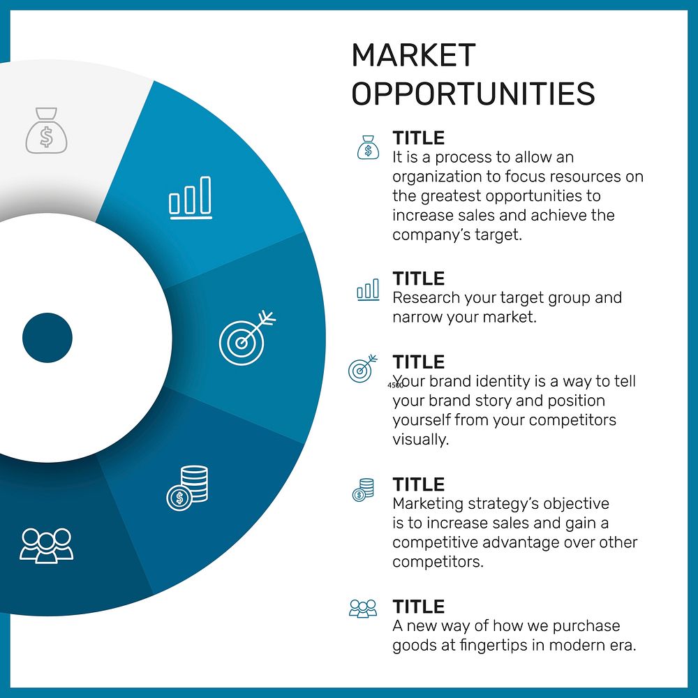 Business marketing editable social media template vector