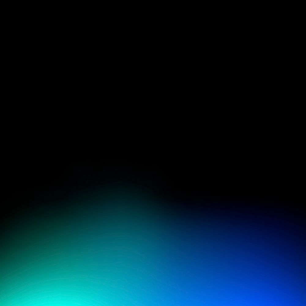 Black faded gradient background with blue border