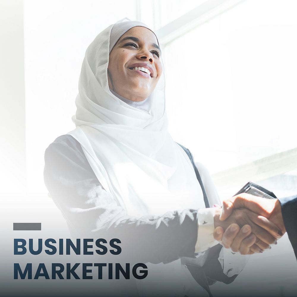Business marketing banner social template vector