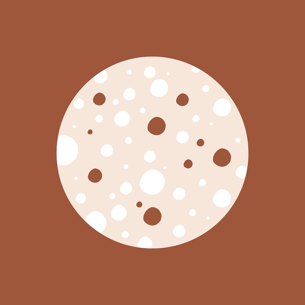 Sticker label with dots vector