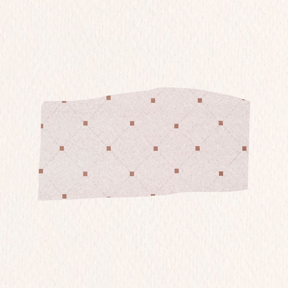 Pink polka dots pattern banner vector