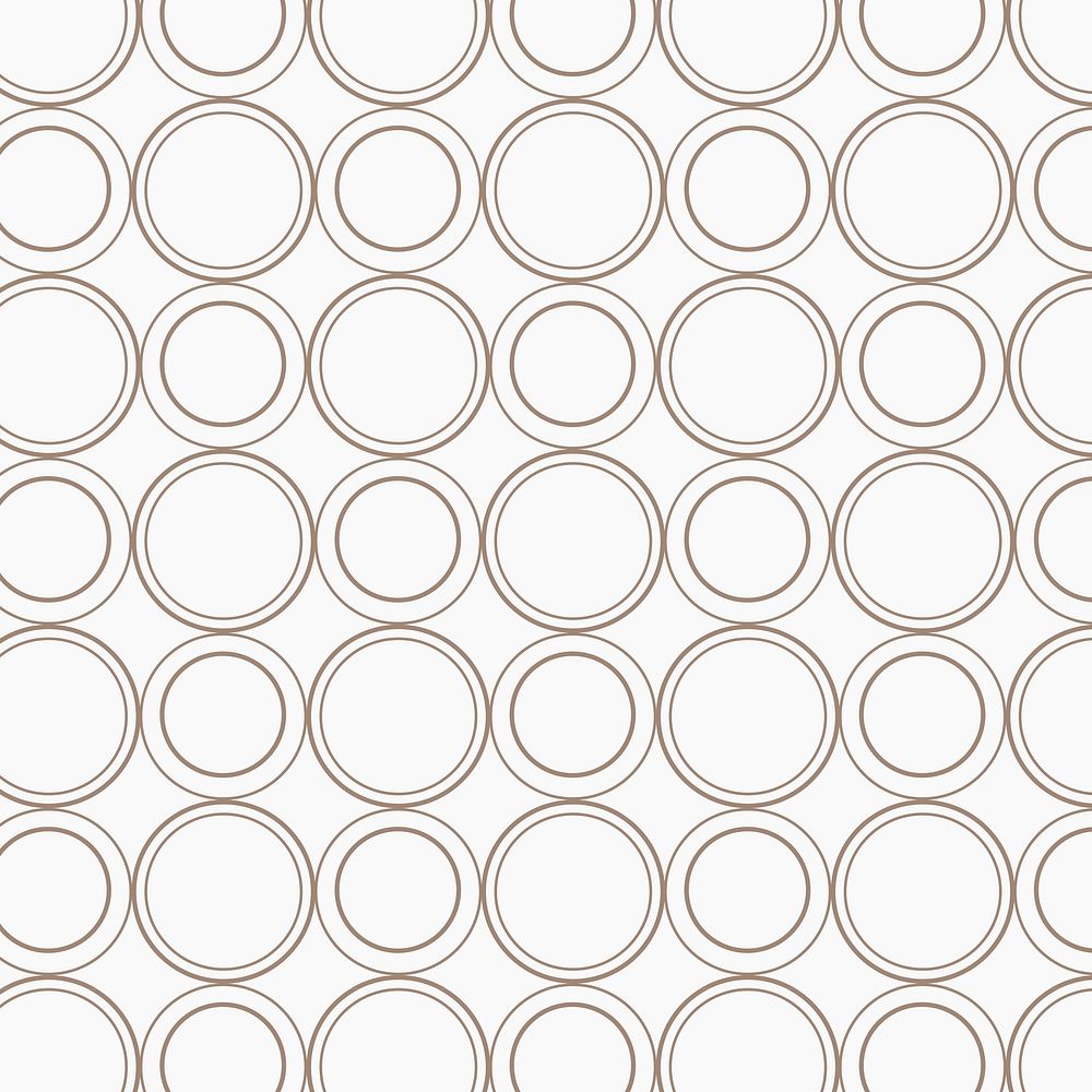 Seamless round geometric pattern vector