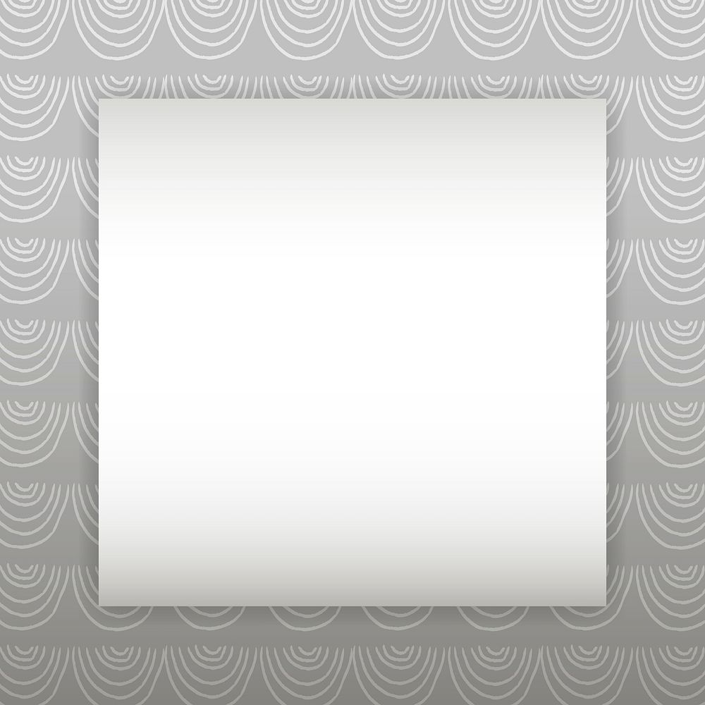 Blank square abstract frame vector