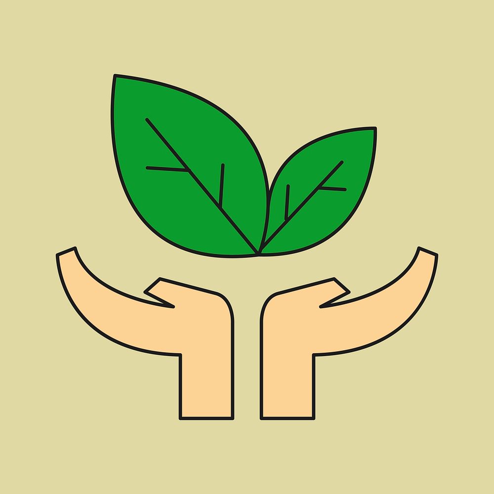 Save environment icon design element vector