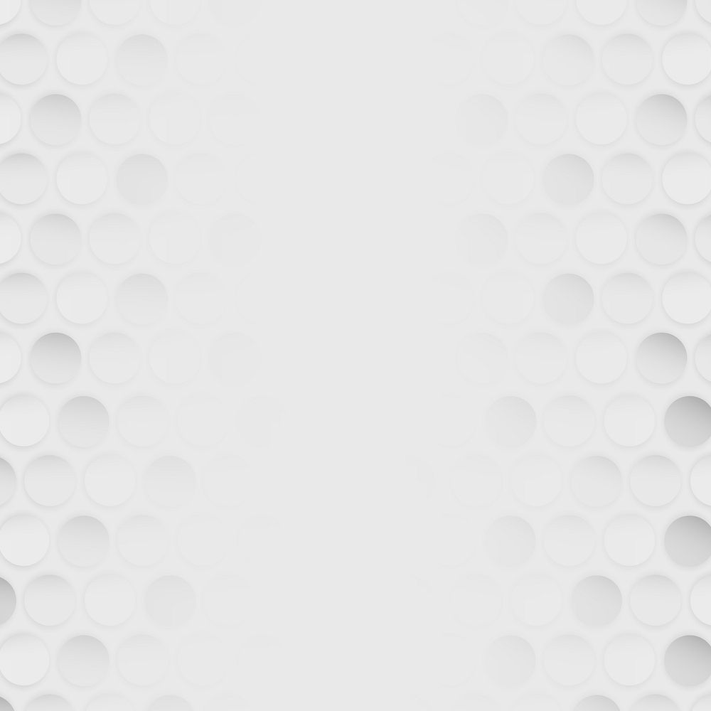 White and gray seamless round pattern vector