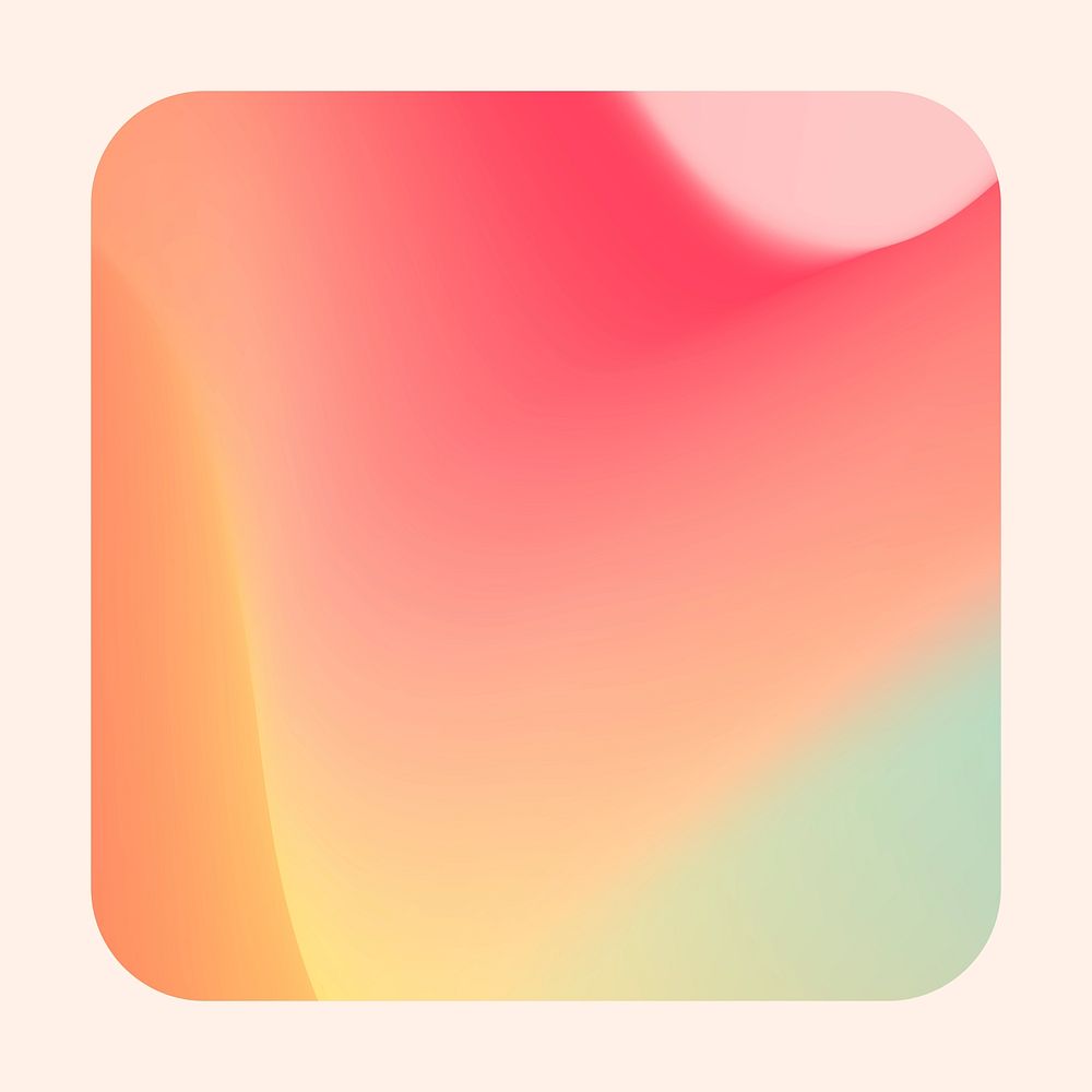 Colorful square gradient element vector