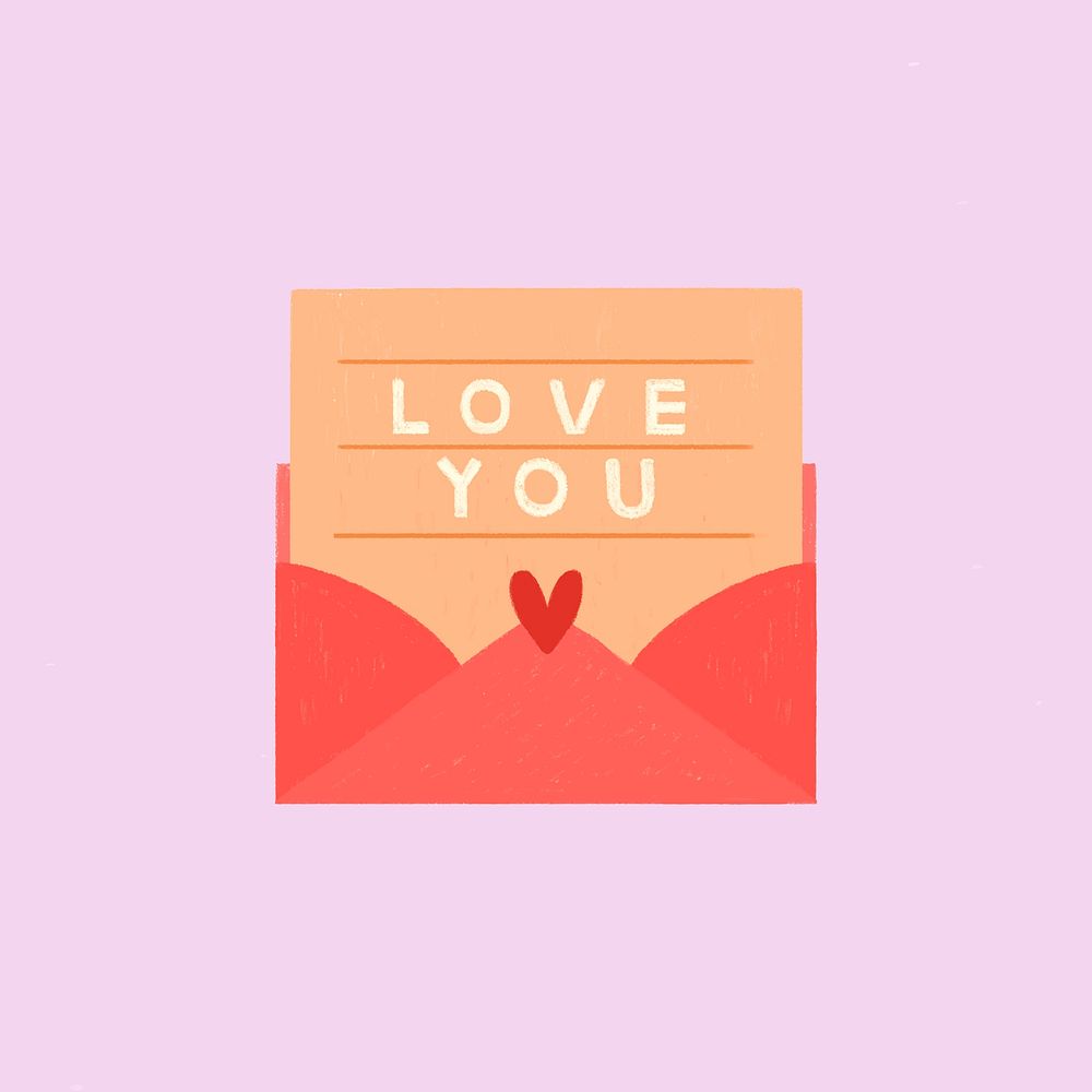 Love letter vector