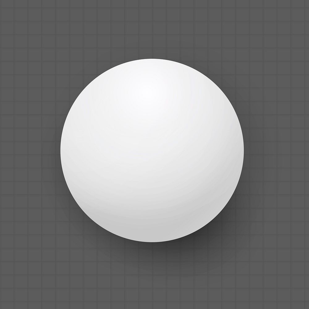 White circle on a grid background vector