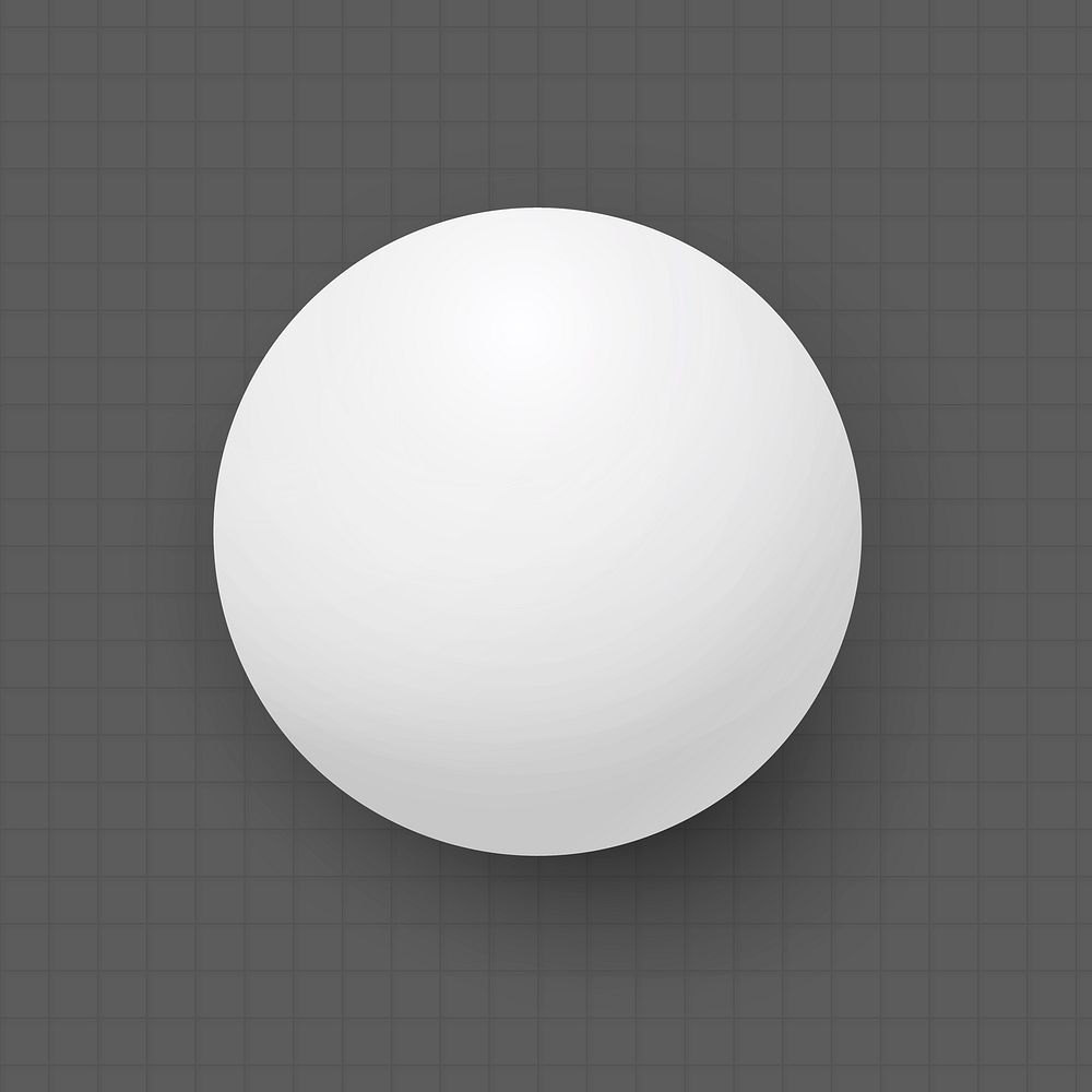 White circle on a grid background social banner
