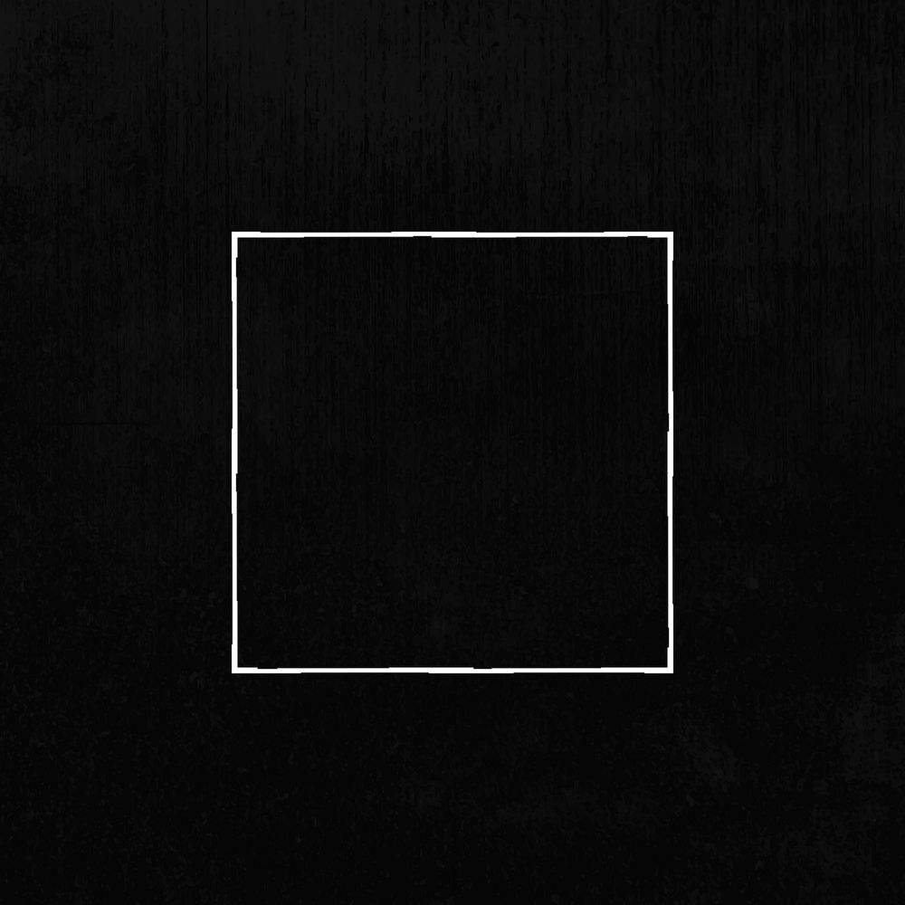 Geometric square shape on a black background vector 