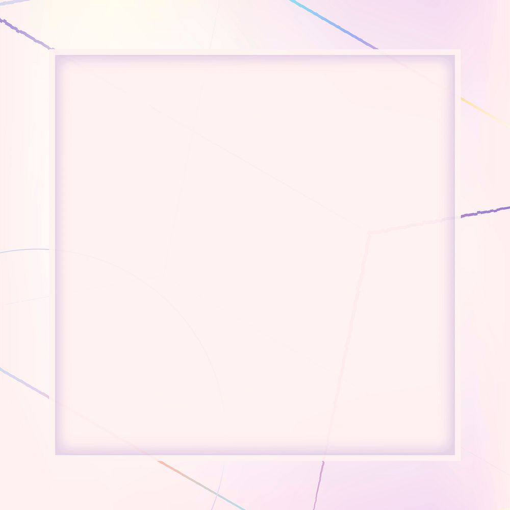 Pastel pink frame vector copy space