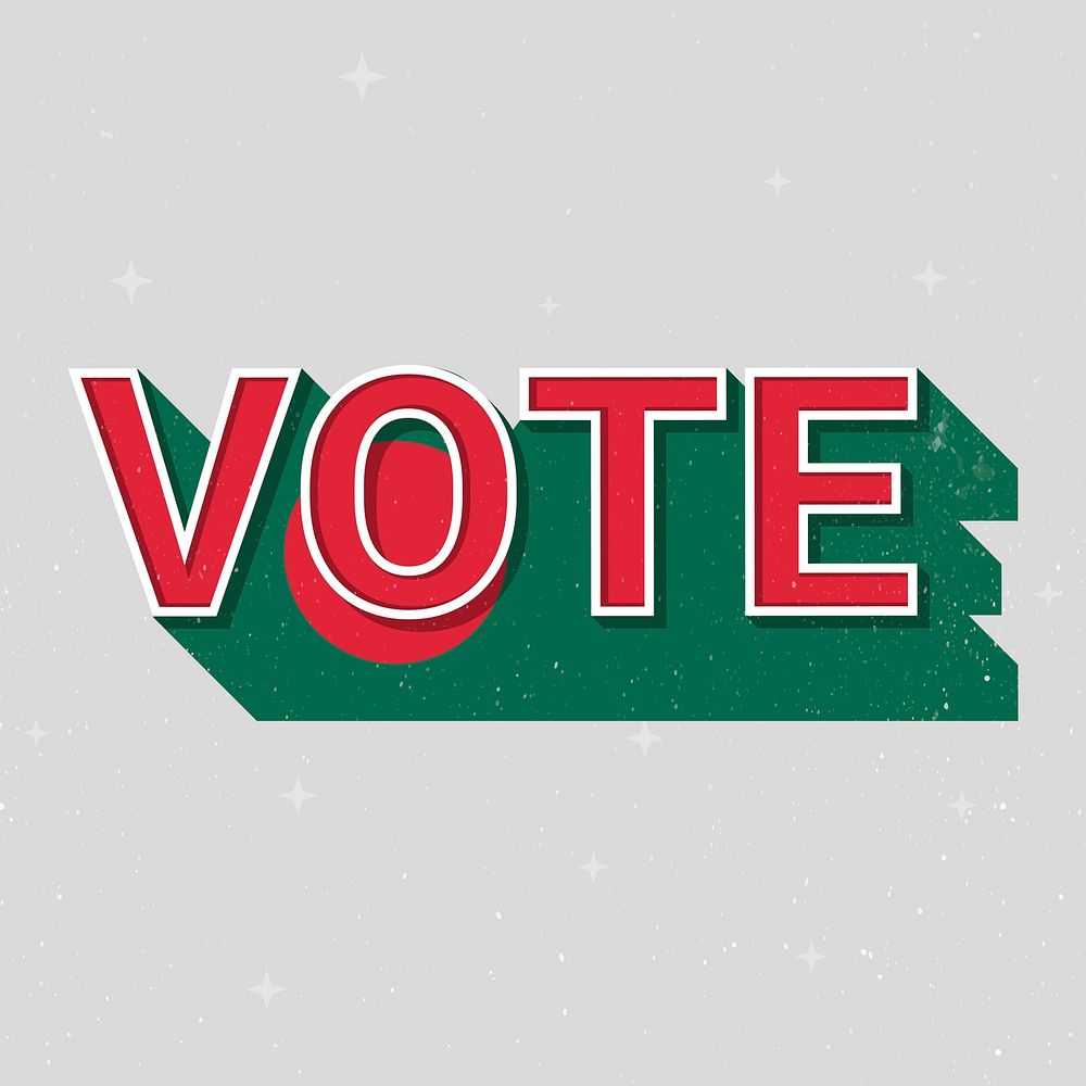 Vote message election Bangladesh flag illustration