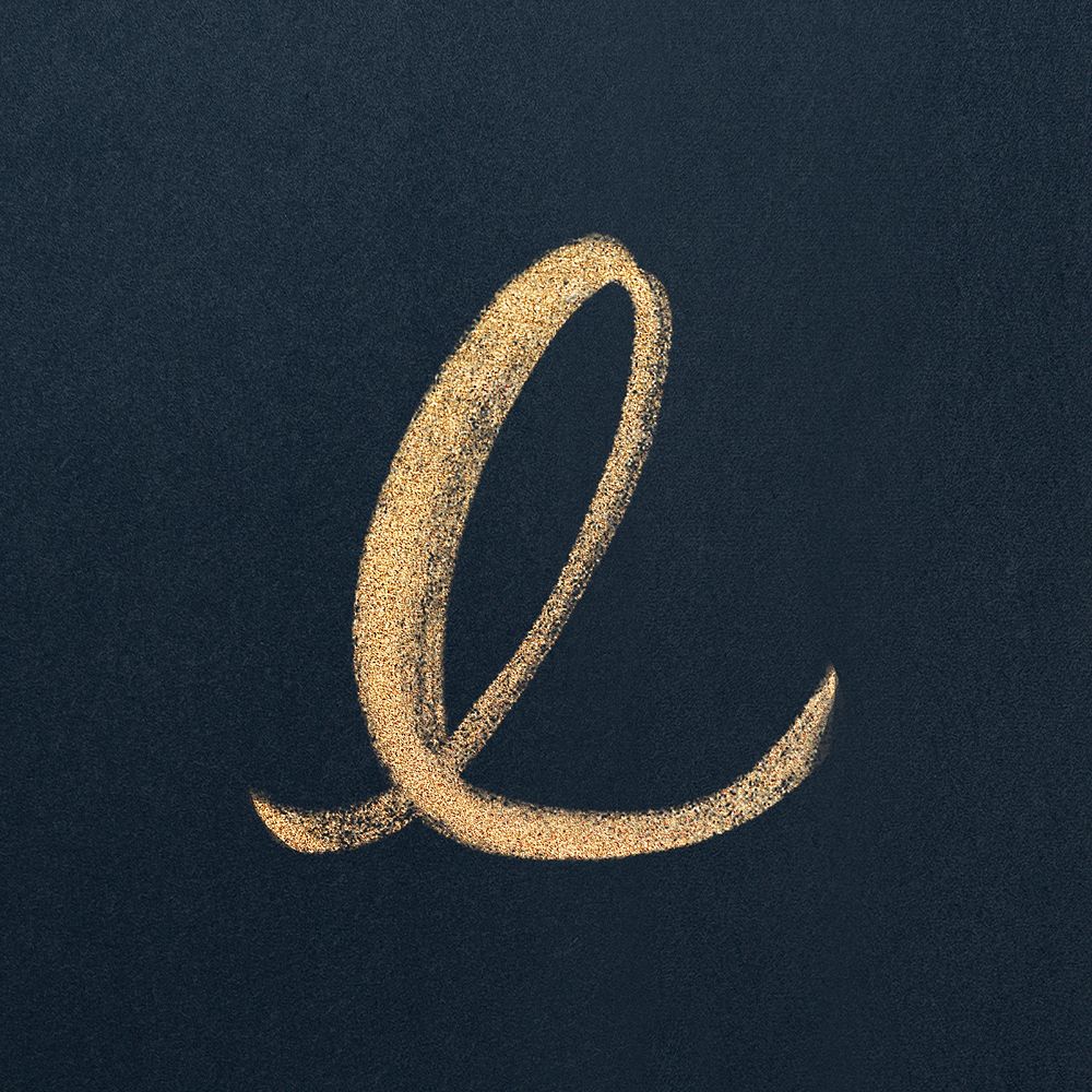 Hand drawn letter E lettering typography font