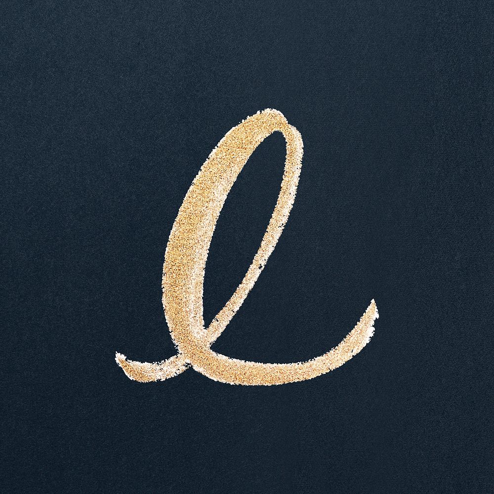 Hand drawn letter E vector lettering typography font