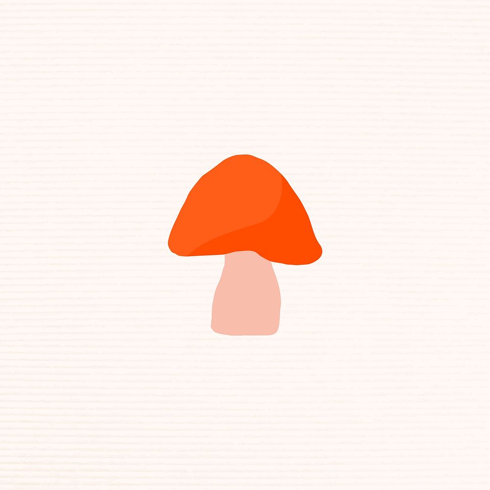 Alchemy mushroom logo vector mystic clipart illustration minimal