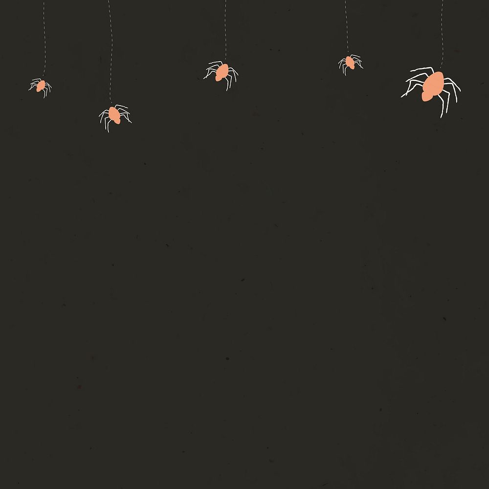Spider Halloween witchcraft doodle vector illustration