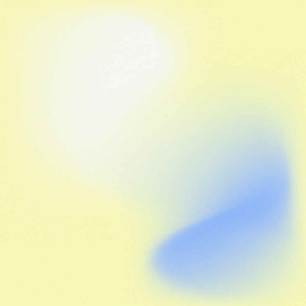 Pastel yellow blue gradient blur background vector