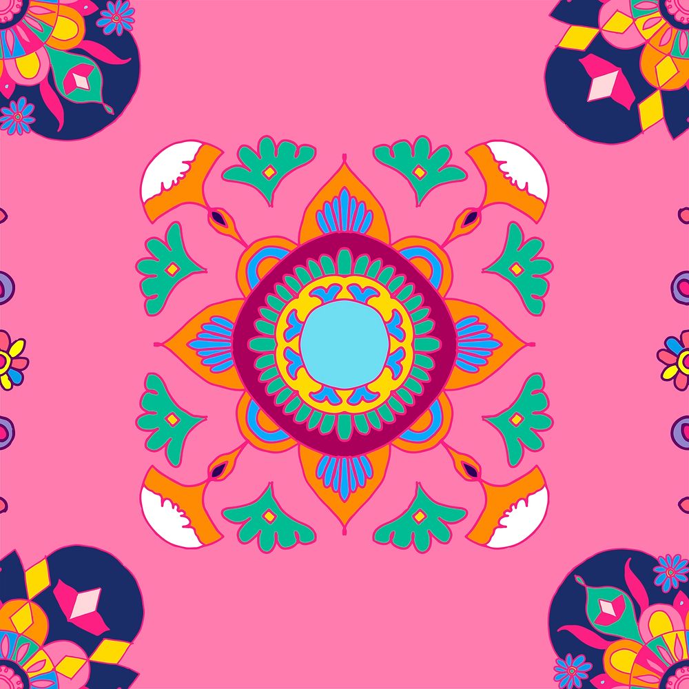 Diwali Indian mandala pattern background