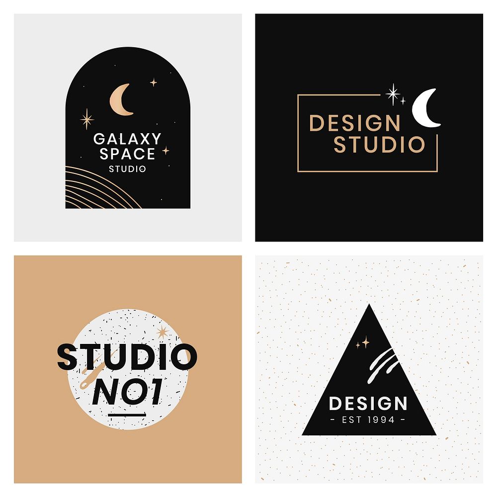 Cool galaxy logo design collection