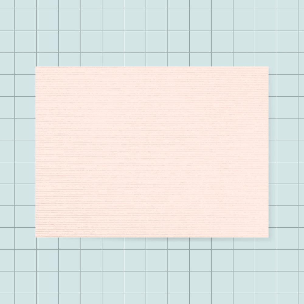Pastel pink notepad psd graphic