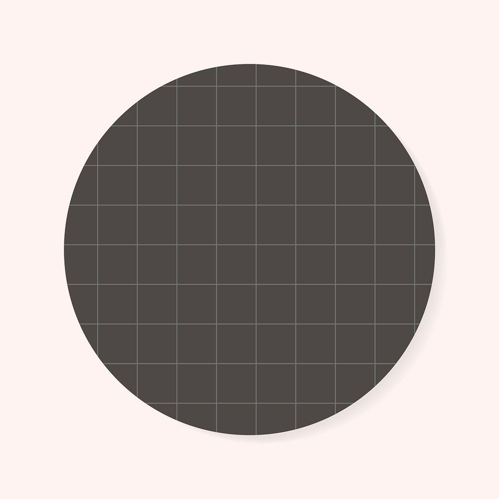 Blank brown grid memo pad graphic