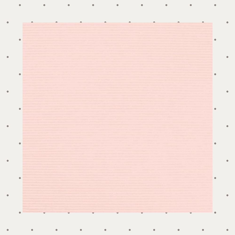 Blank pastel pink note paper graphic