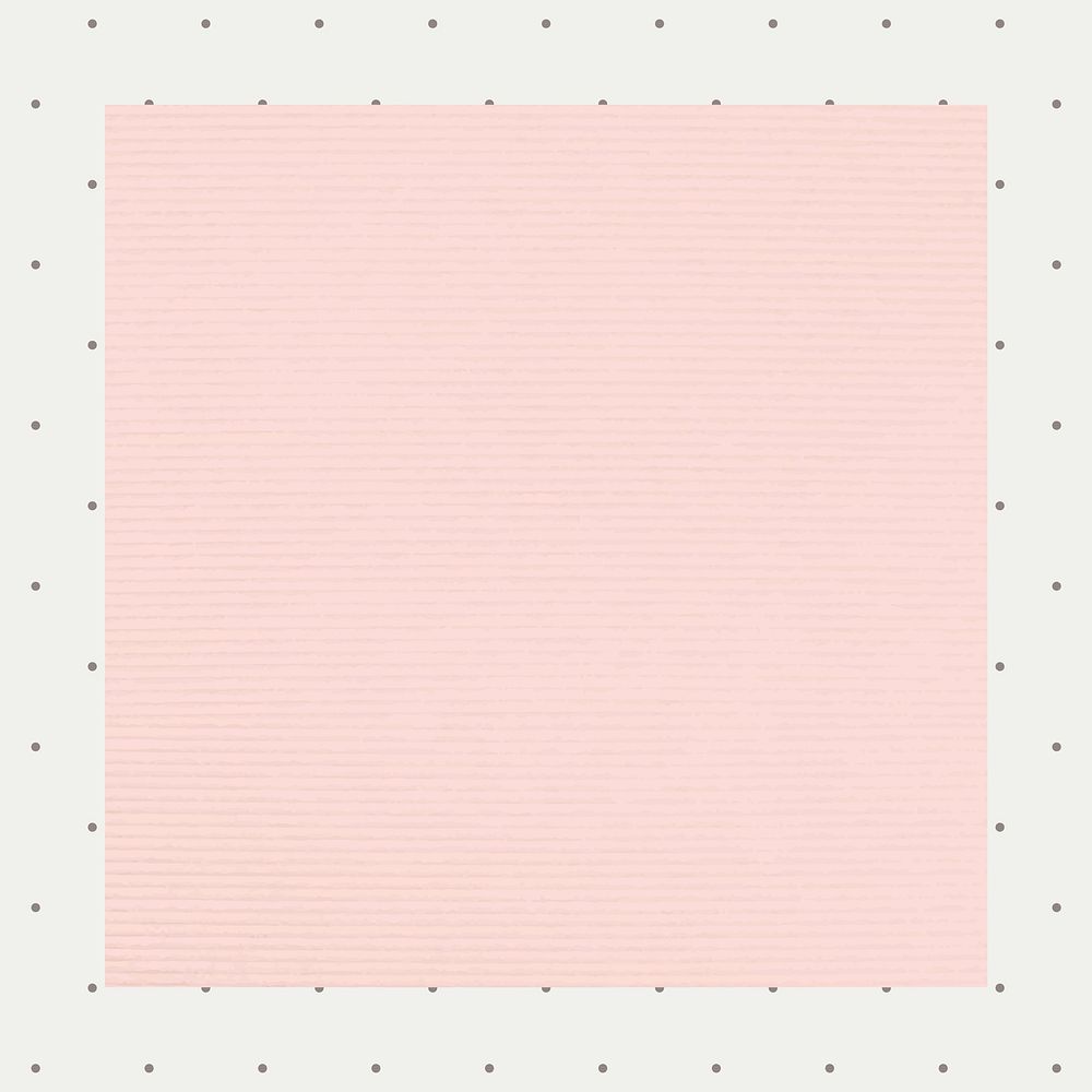 Pastel pink note paper vector graphic