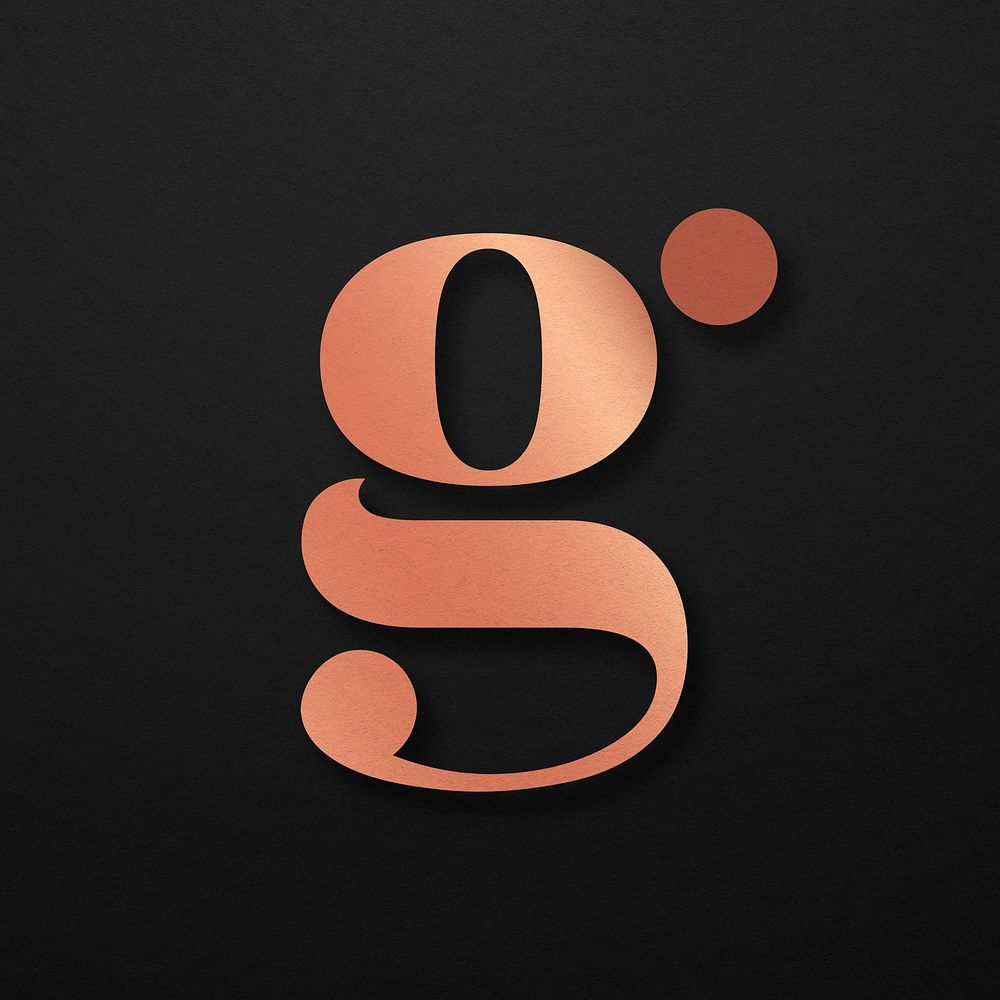 Luxury business logo with g letter design